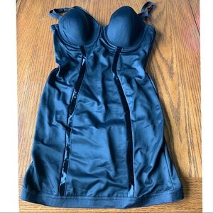 Maidenform Firm Control Strapless Convertible Slip in Black